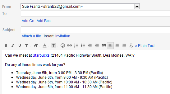 Boomerang Calendar Gmail Calendar Integration