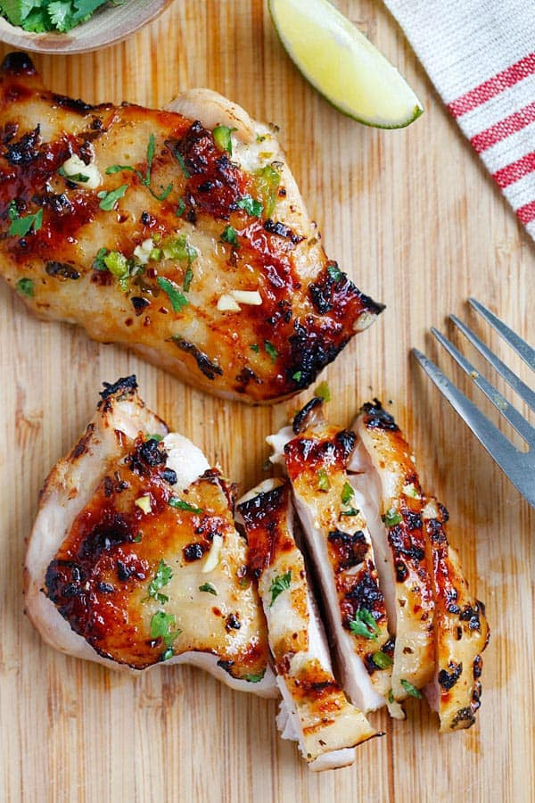 Chili Lime Chicken Marinade Recipe - Appetizer Girl