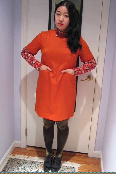 Orange dress | Chicisimo | My Style | Pinterest | Orange dress ...