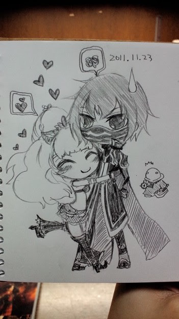 氷剣の死神のクラサメ隊長と 写真共有サイト フォト蔵