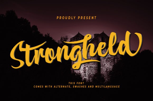 Download Ocr Std Font Free Download StrongheldScript for Cricut, Silhouette and Other Machine