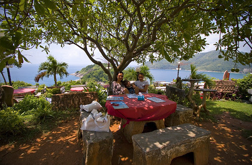 hopefully most people know where Cape Phromthep is Bangkok Thailand Travel Map & Things to do in Bangkok: Restaurant at Cape Phromthep