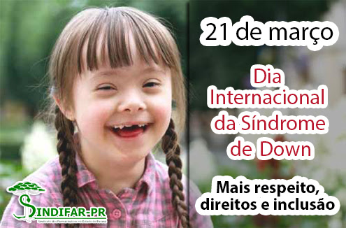 Resultado de imagem para Dia Mundial da SÃ­ndrome de Down