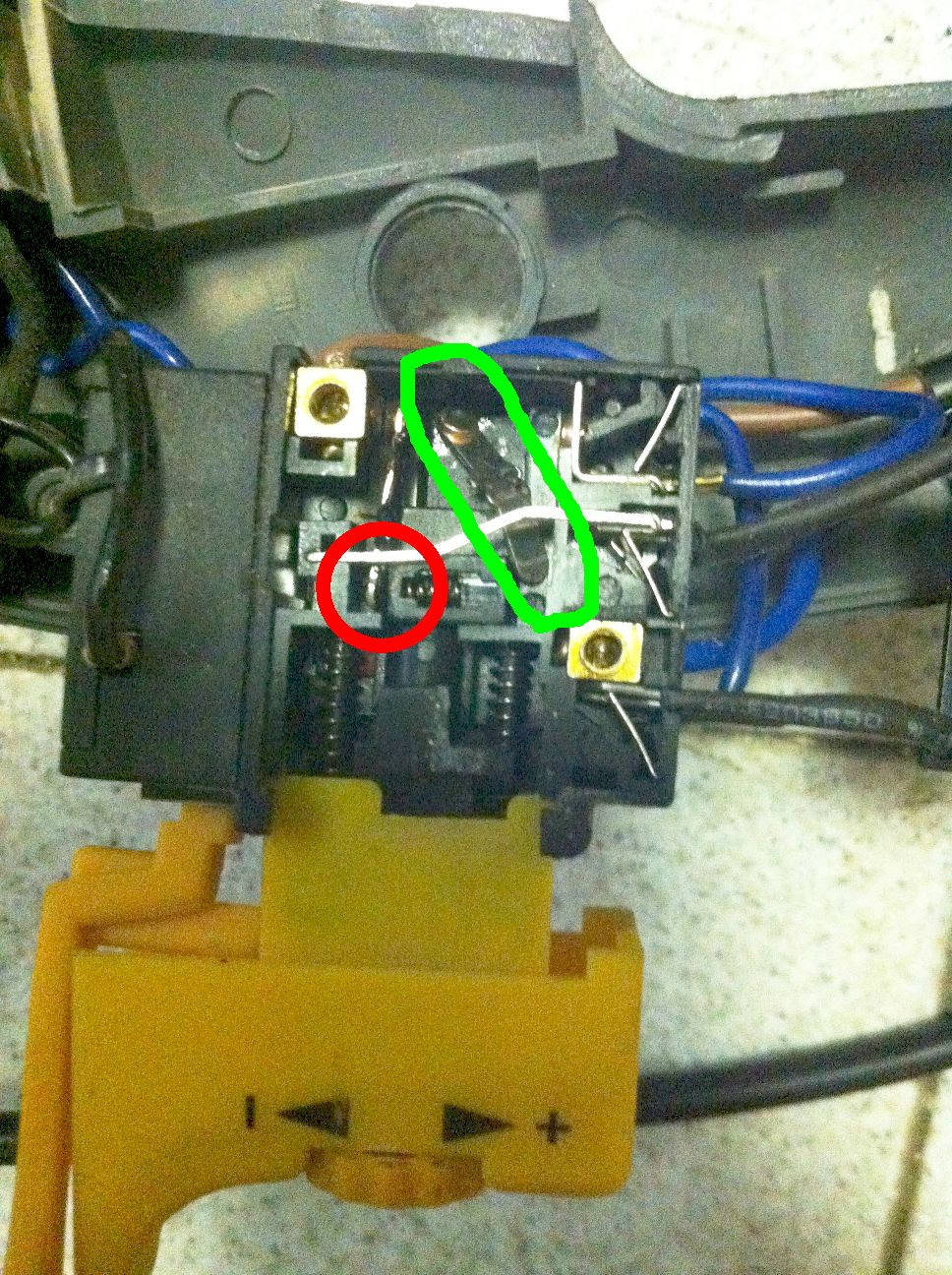 trying to fix a broken Yamato TPR 810 hammer drill - RIDGID ...