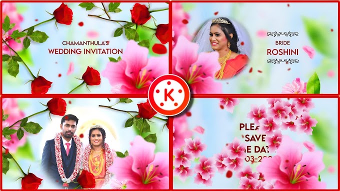 Beautiful Wedding invitation video editing in Kinemaster 