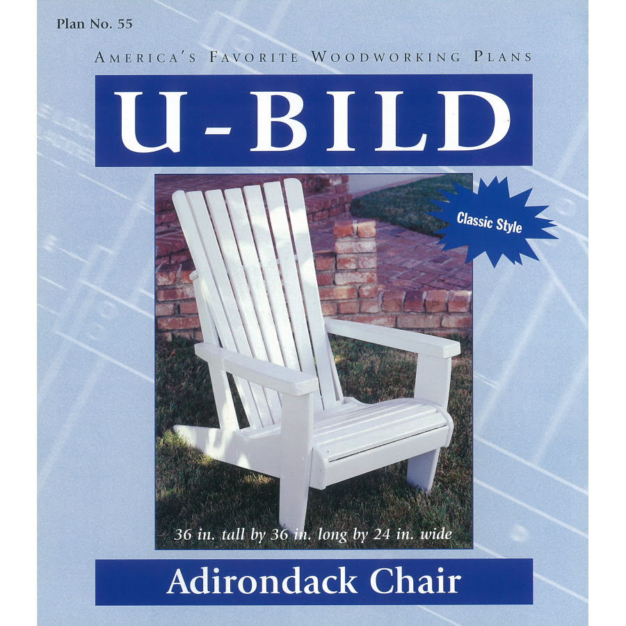 Shop U-Bild Adirondack Chair Woodworking Plan at Lowes.com