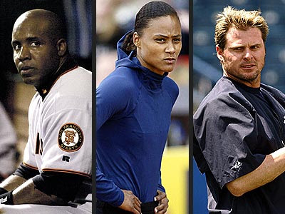 jason giambi before and after. MLBers Jason Giambi and Barry