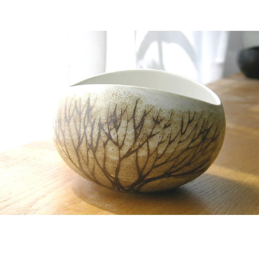 Large Serving Bowl in Natural Brown Tree - AndersenStudio