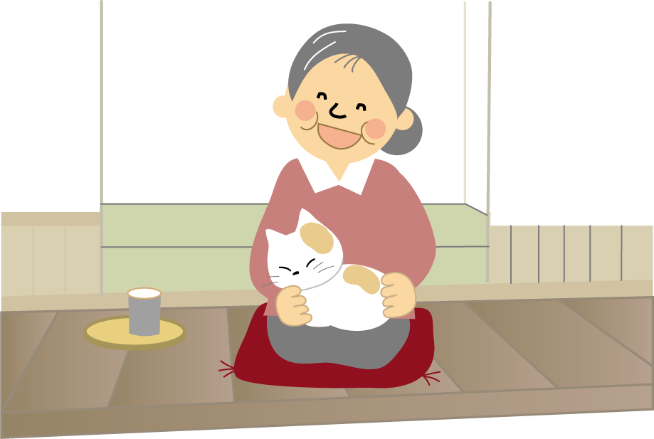 おばあさん 老人 お年寄り のイラスト 無料イラスト フリー素材