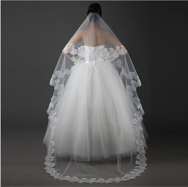 Wedding Veils Cathedral Length
