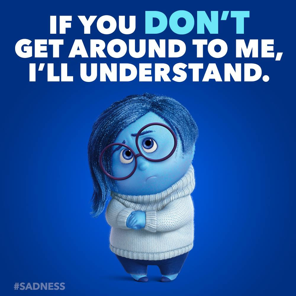 Sadness Sadness Inside Out Fotografia 38695314 Fanpop