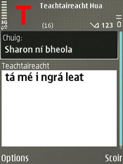 Teacs as Gaeilge