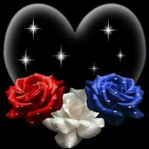 Animated Roses and Heart - DesiComments.com