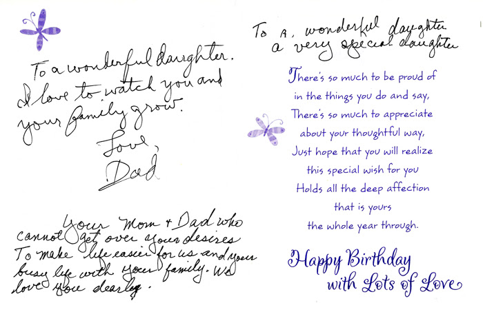 Birthday Cards For Older People. This card is special for me