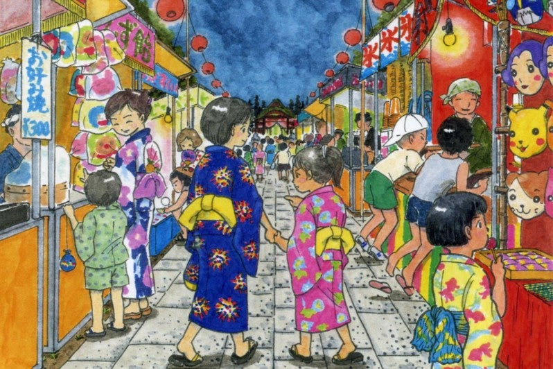 トップ絵更新 夏祭り ｍ家のコンパクトな日常 Season2
