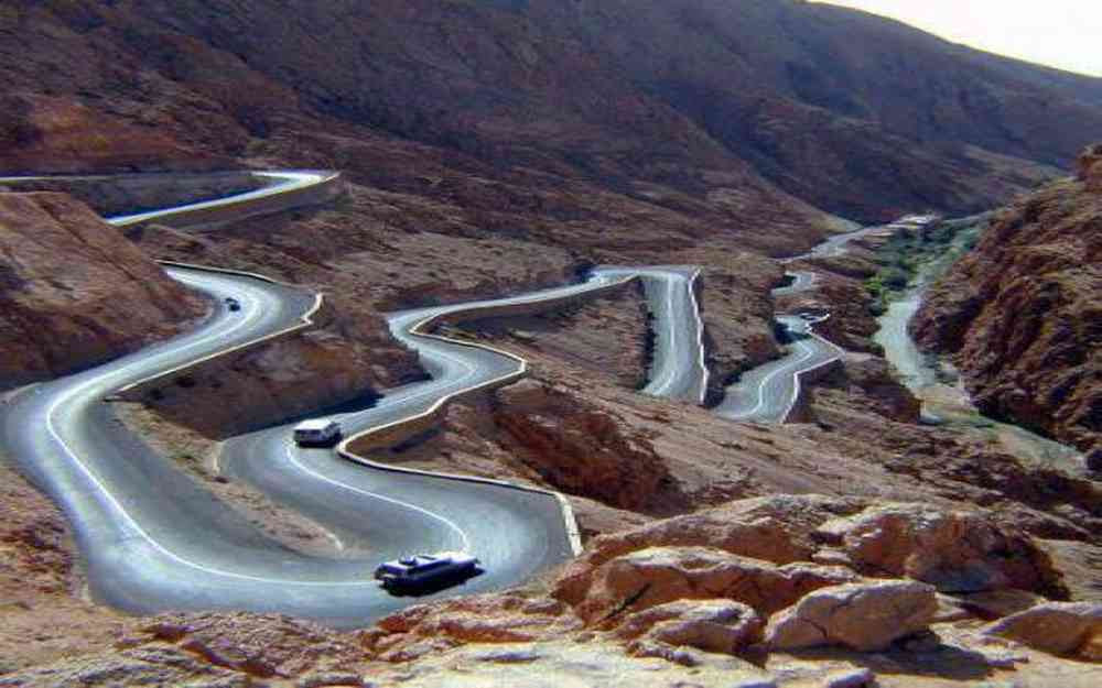 La route du Tizi-N-Tichka