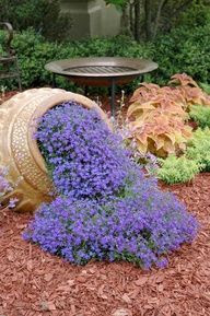 Flower bed ideas on Pinterest