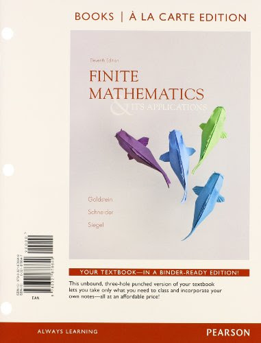 Finite Mathematics & Its Applications, Books a la Carte Edition Plus NEW MyMathLab with Pearson eText with Pearson eText -- Access Card Package (11th Edition)
