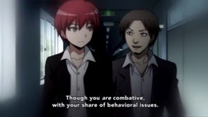 カルマの暗殺とe組に落ちた理由 第3話 カルマの時間 感想 暗殺教室 此花のアニメ 漫画タイム