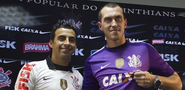 Volante Maldonado e goleiro Walter são apresentados como reforços do Corinthians 