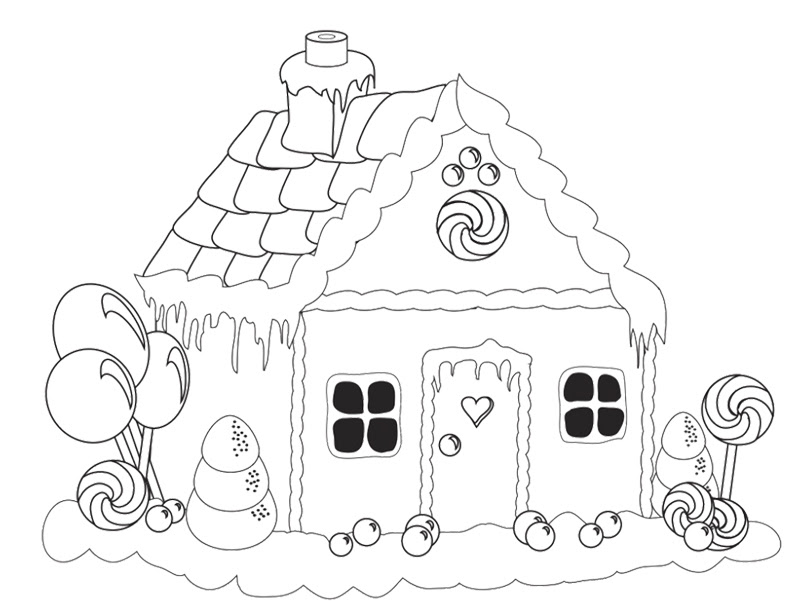 Christmas gingerbread coloring pages download and print ...