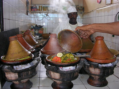 Plat tajine terre cuite