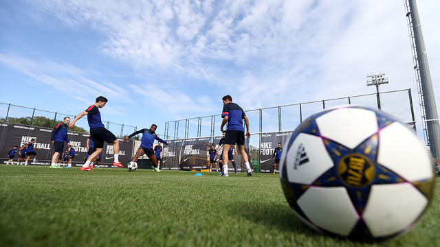 Imagen del entrenamiento de este martes. FOTO: MIGUEL RUIZ - FCB