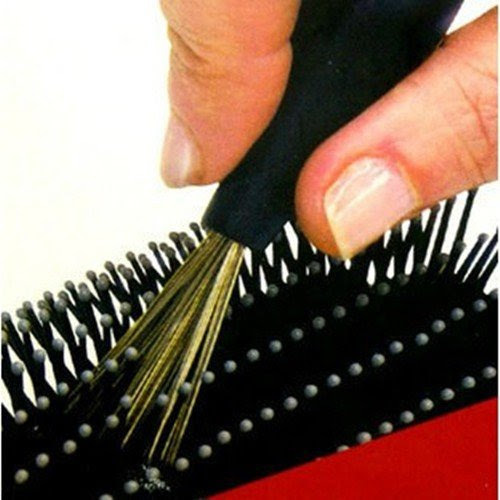 Hair Comb Bon Brosse de nettoyage Détachant nettoyant intégré Outils de beauté poignée en plastique 