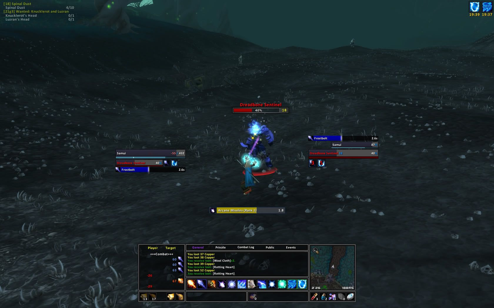 IRC log for #wowace on 20081009 - 