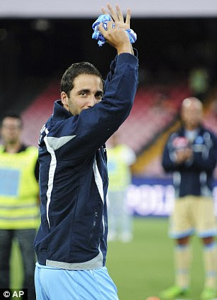 Argentine striker Gonzalo Higuain