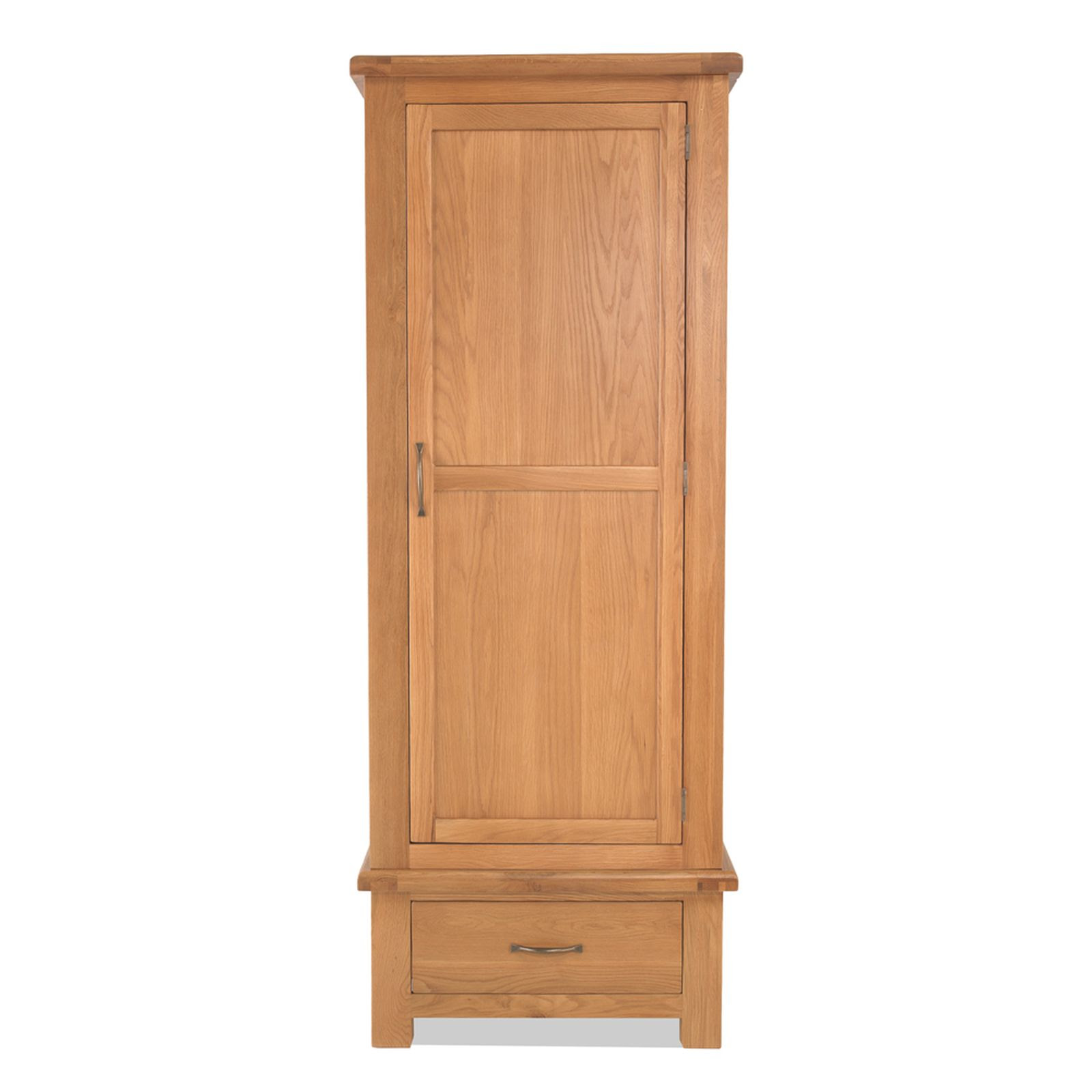 Galway solid oak bedroom furniture single wardrobe with ...