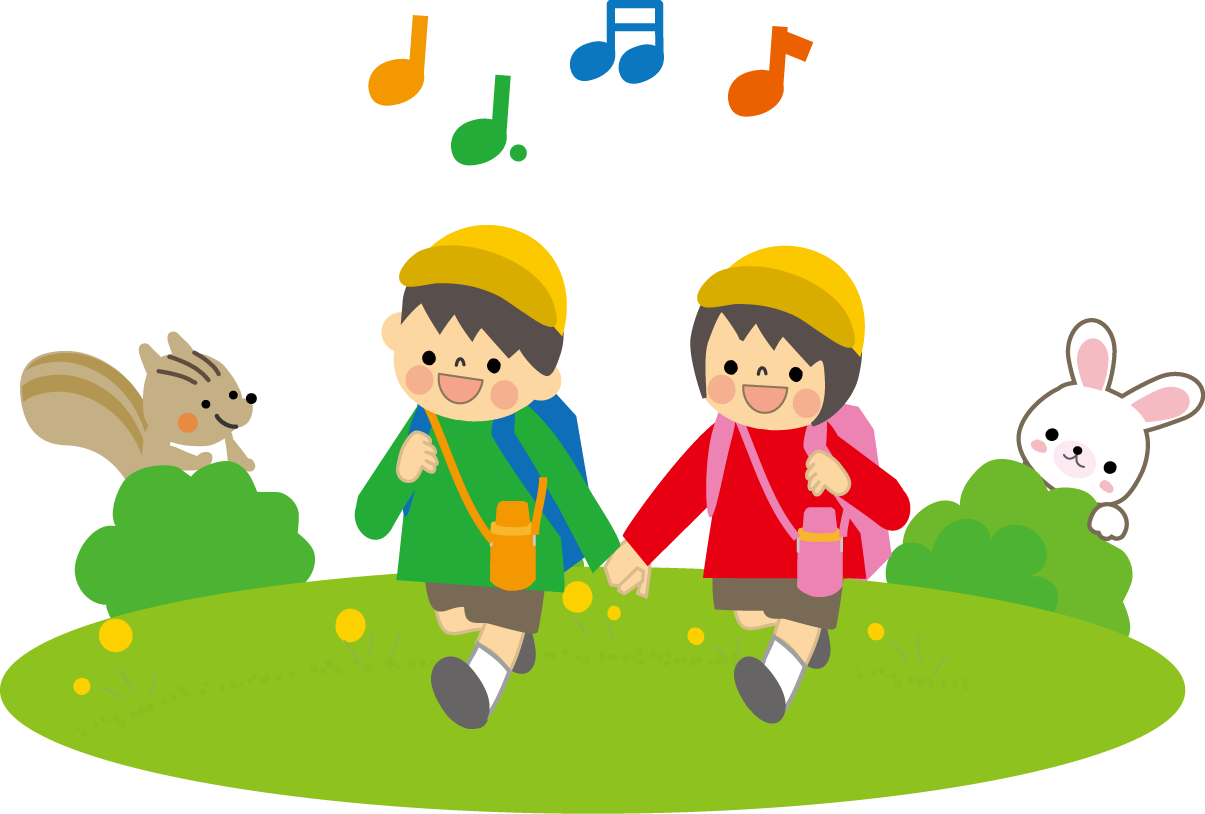 遠足のイラスト 学校 無料イラスト フリー素材2