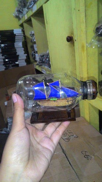 jual miniatur kapal botol pinisi dewaruci ukuran  murah  lapak