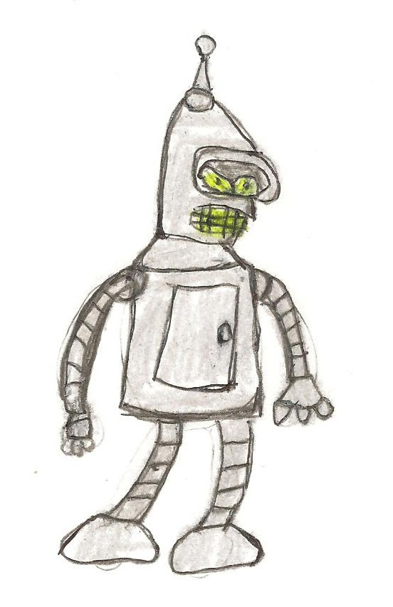 Bender from Futurama by Russell96 on deviantART