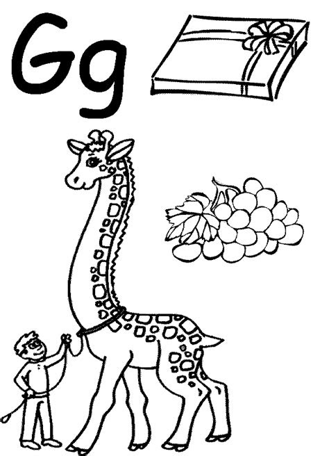  letter g coloring pages preschool coloring home