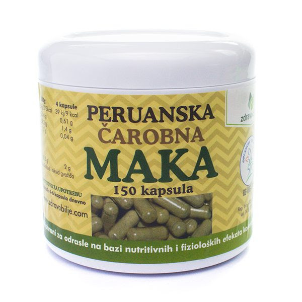 Bio Carobna Peruanska Maka 150 Kapsula Beyond Prodavnica Beyond Health Food
