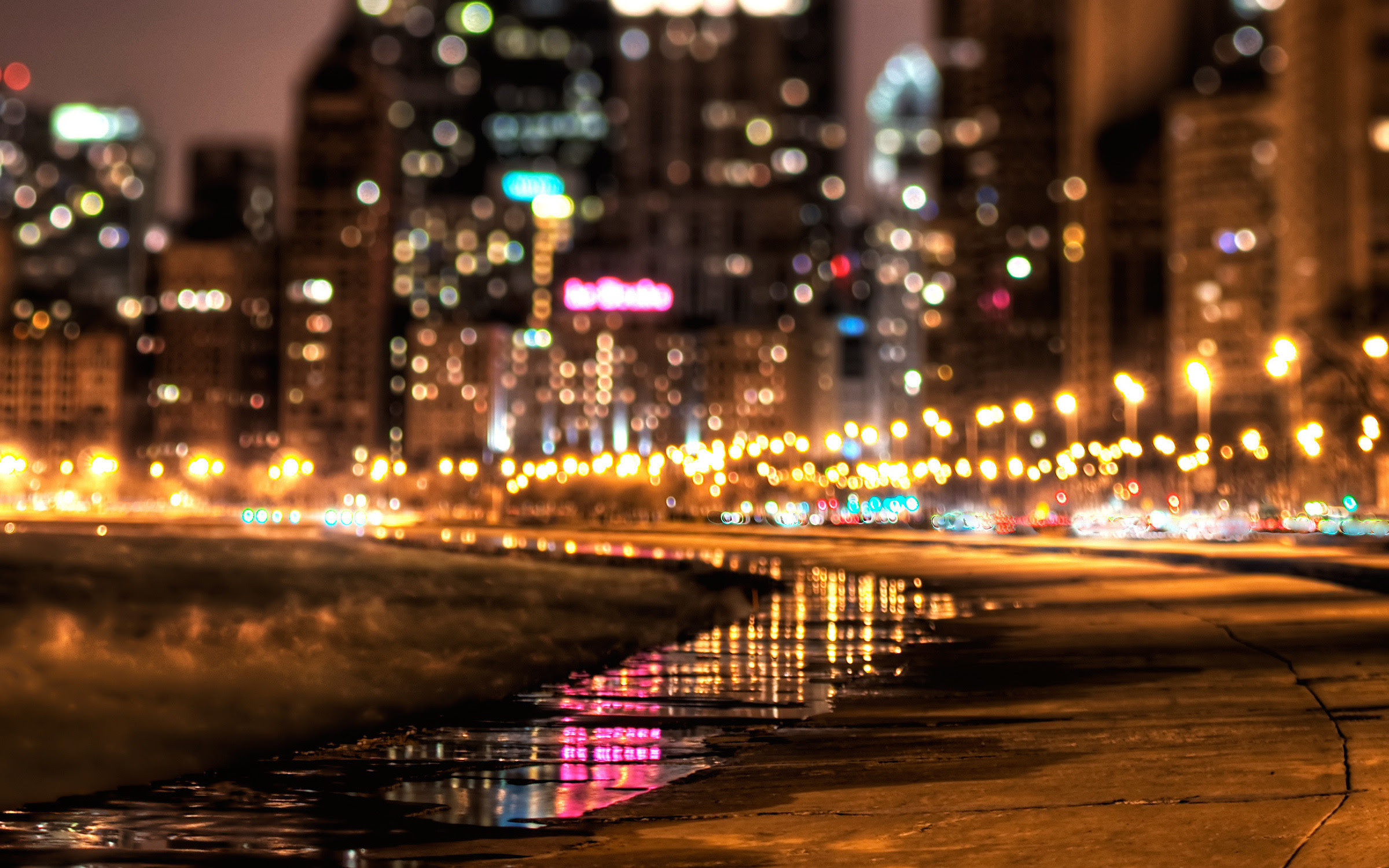 Street Wallpaper HD Night City (66+ images)