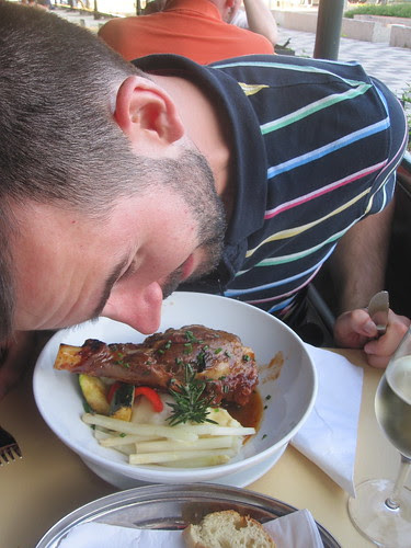 Éric and his lamb shank