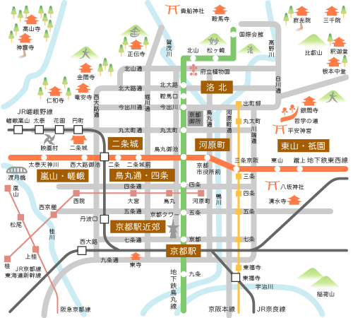ベスト フリー 京都 地図 イラスト 京都 地図 イラスト フリー