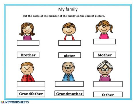Check out our collection of family worksheets for kids. my family worksheets 99worksheets