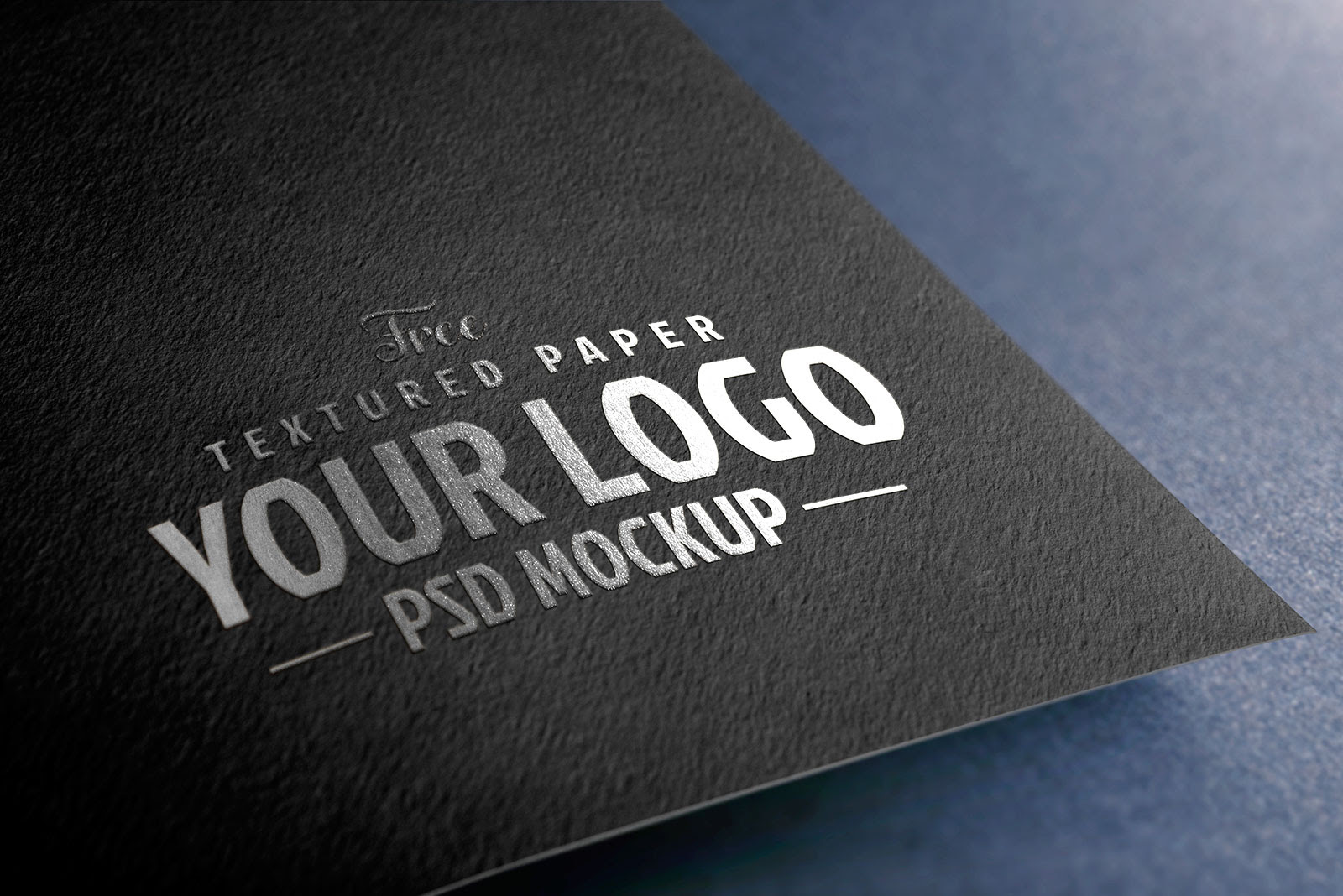 Download Free 3 Textured Paper Logo Mockup PSD Set - Good Mockups