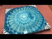Hangat Fluid Painting Acrylic Dirty Pour ORGANIC MANDALA Wigglz Art Easy Beginners Technique Please Share , terupdate!