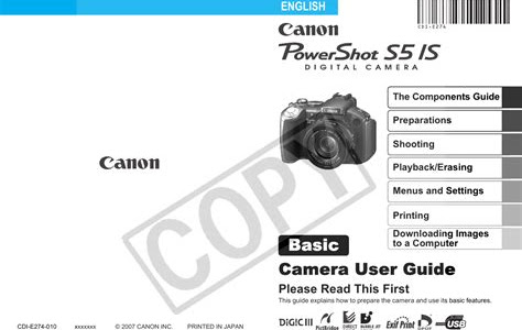 Download Link canon powershot s5 user manual Reading Free PDF