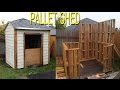 How to build a lean to shed out of pallets
 