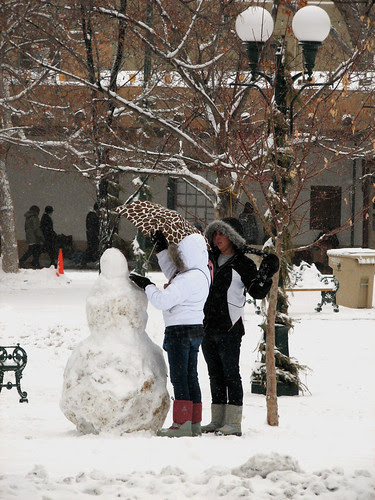 Plaza in downtown Santa Fe