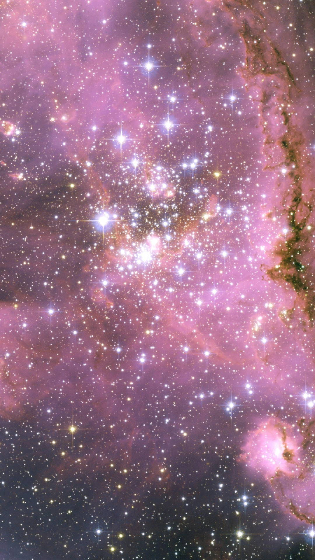 绚丽多彩的唯美星空宇宙图片iphone手机壁纸 Pchome手机壁纸 汇影图片