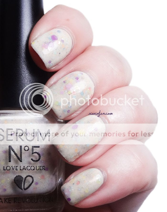 xoxoJen's swatch of Serum No5 Cake Revolution