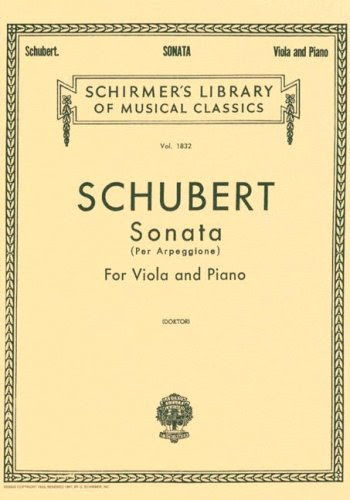Sonata per Arpeggione: Viola and Piano (String Solo)