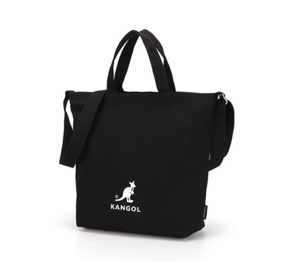Kangol Eco Friendly Bag Zippi Medium 0036 (Black, Ecru) – QUEENMIX_K