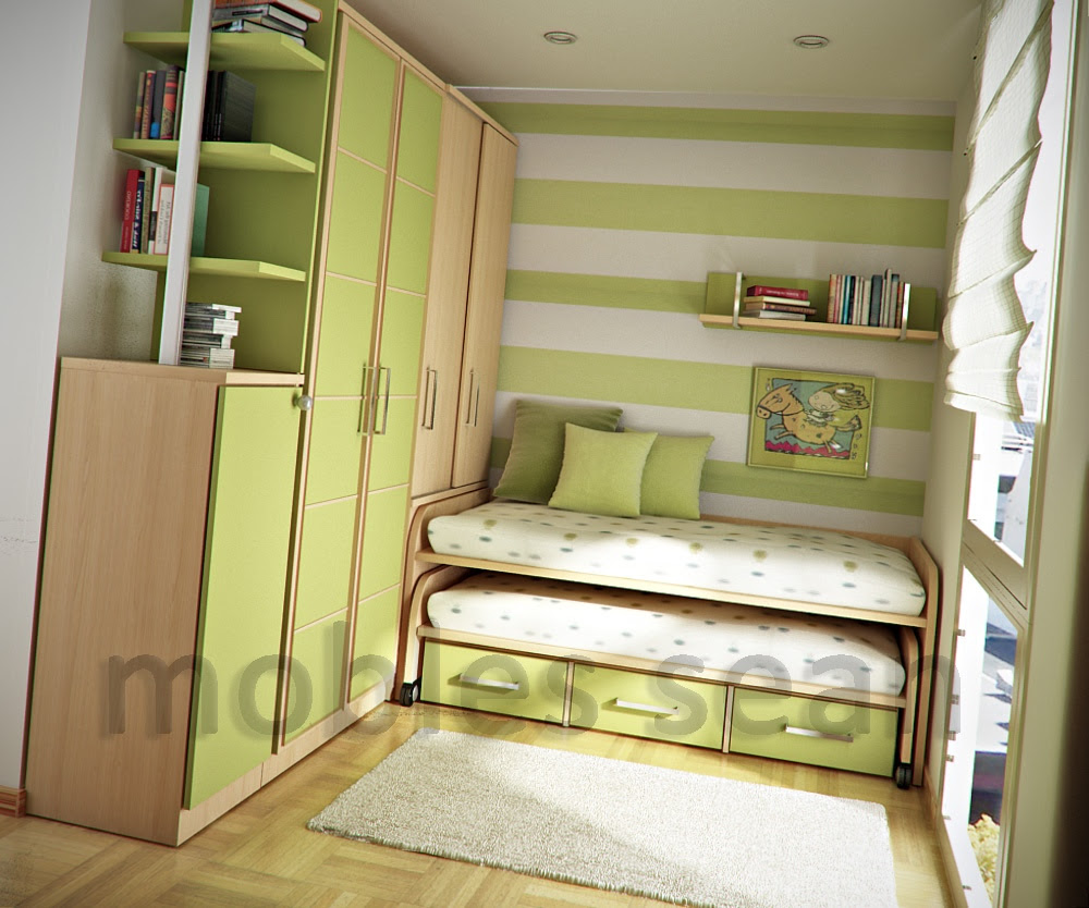 Space-Saving Designs for Small Kidsâ Rooms